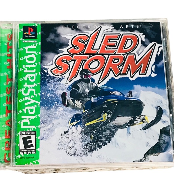 Vintage PlayStation 1 PS1 Sled Storm Video Game Greatest Hits - Picture 1 of 3